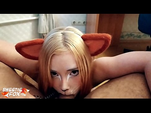 ❤️ Kitsune sluk piel en kom in haar mond Anale pornografie by ons ❤